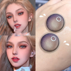 PURPLE CONTACT LENSES (TWO PIECES) KF82776