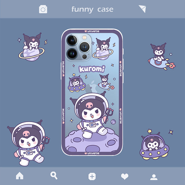 Funny kuromi/cinnamoroll phone case KF82717