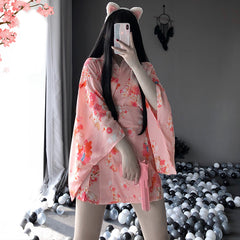 Japanese floral kimono KF81966