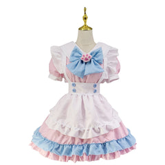 Cosplay pink blue dress KF82025