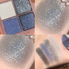 Matte shimmer four-color eye shadow MK0030