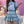 Blue plaid pleated skirt KF90728