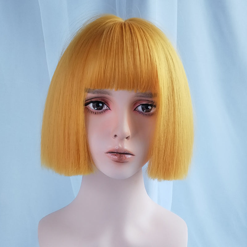 yellow harajuku wig  KF8403
