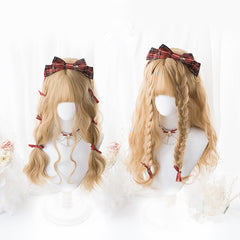 Long blond wig KF81194