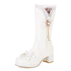 Lolita Bow Boots  KF9255