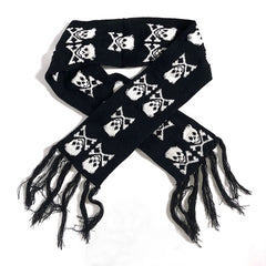 Skull Knit Scarf  KF82957