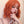 Punk orange wig KF90170