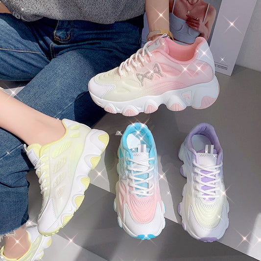 Harajuku gradient sneakers  KF82741