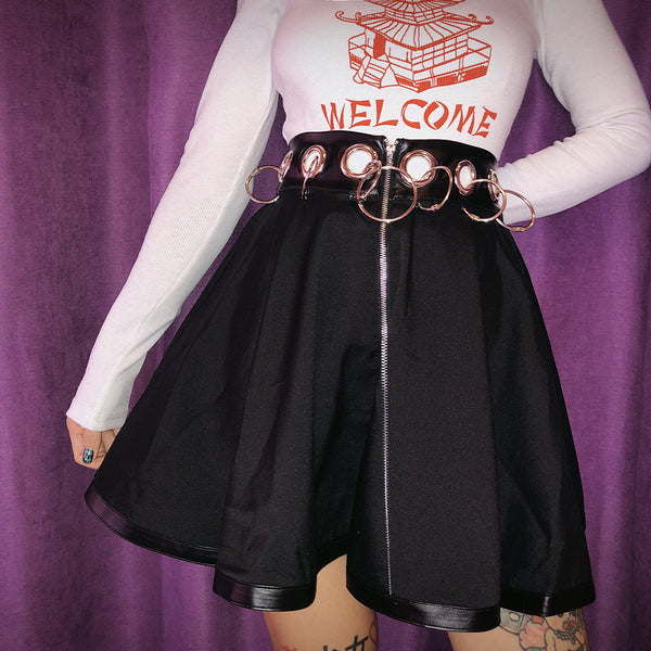 Punk ring skirt KF90176