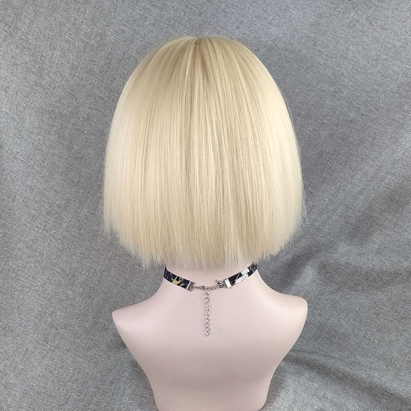 GOLDEN SHORT STRAIGHT WIG KF82226