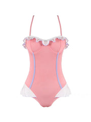 Pink One Piece Swimsuit  KF82650