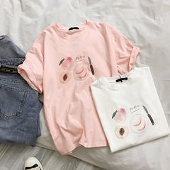 Peach T-shirt KF81223