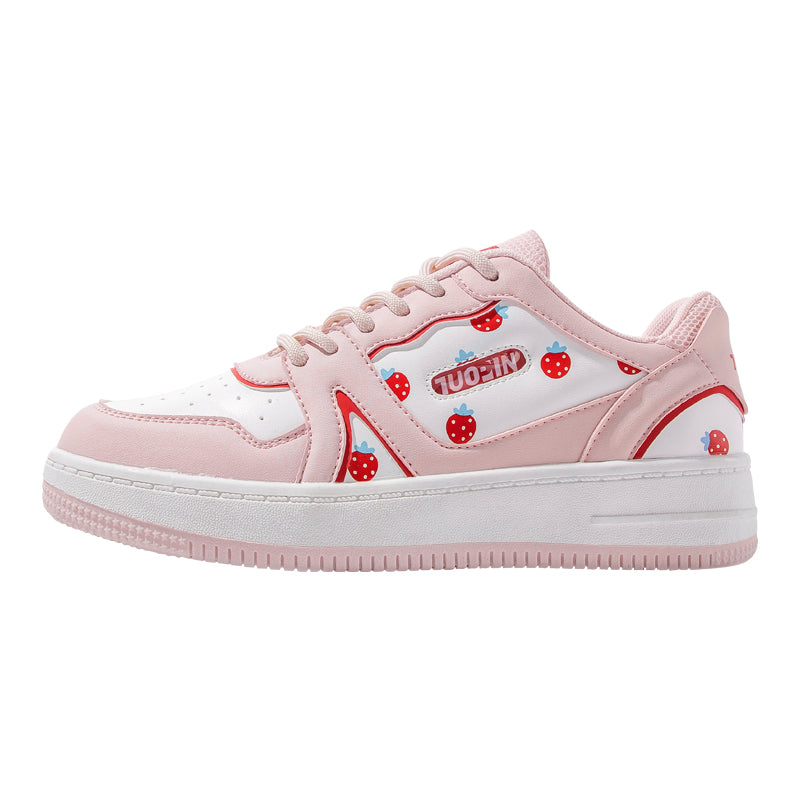Pink strawberry sneakers KF6913