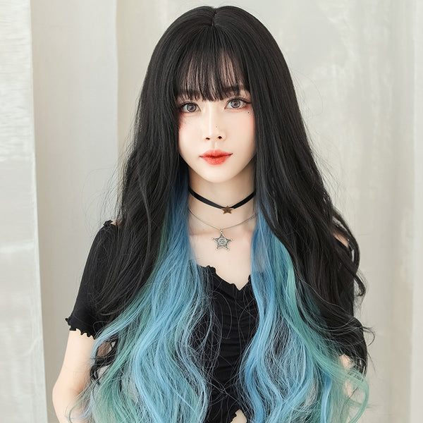 Harajuku long curly wig KF81752