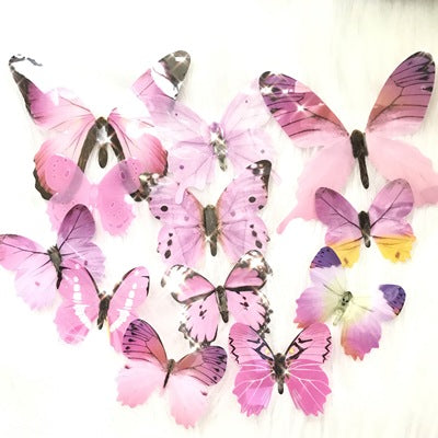 Simulation butterfly face sticker KF82515