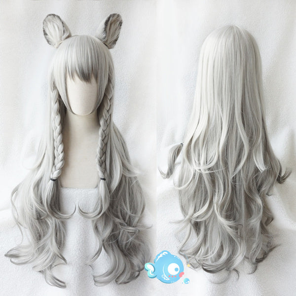 Cosplay long roll wig KF9445