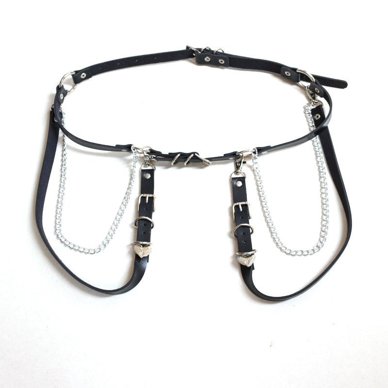 Punk strap waist chain KF81541