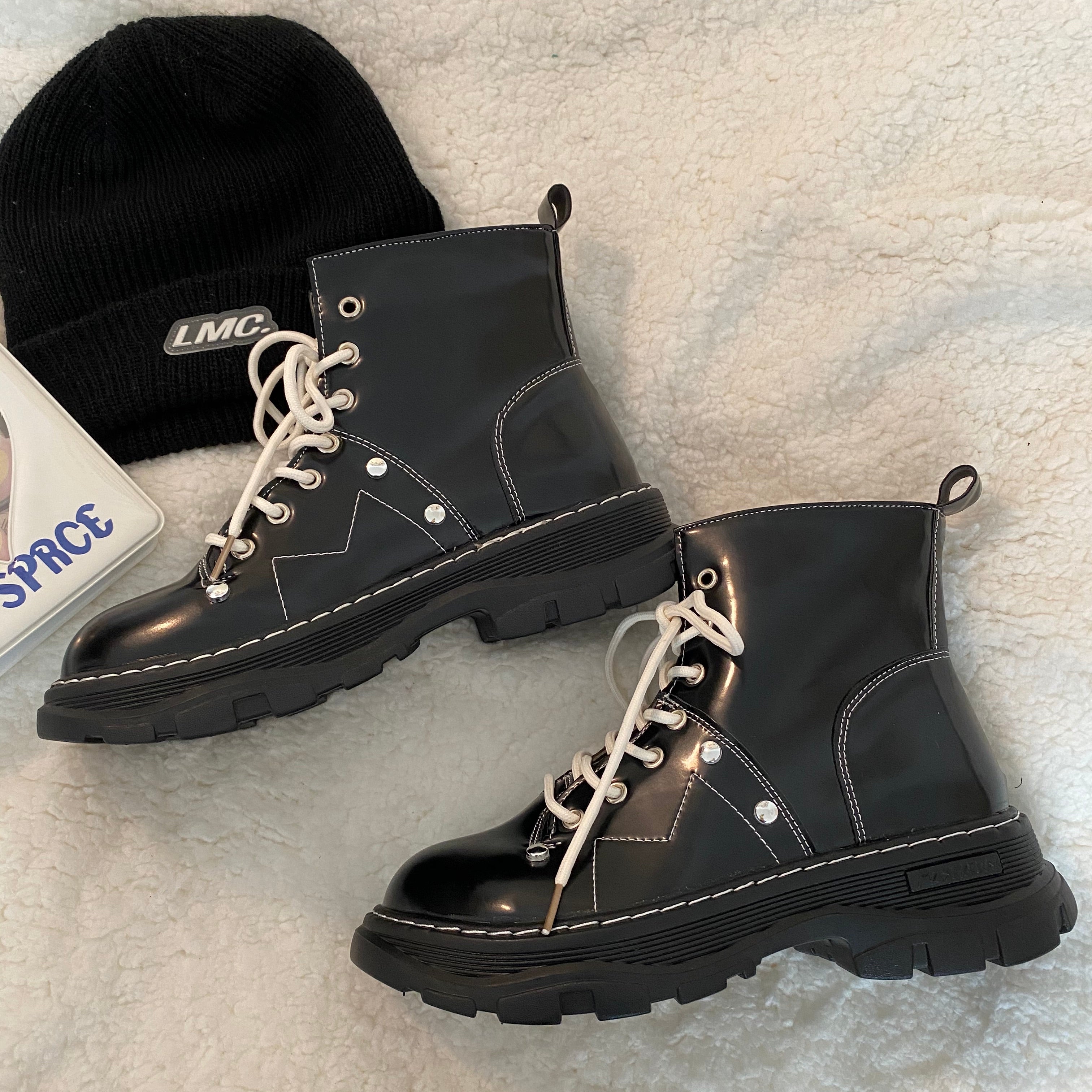 Black Boots KF7509