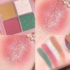 Matte shimmer four-color eye shadow MK0030
