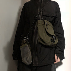 unzzy army green crossbody bag KF50093