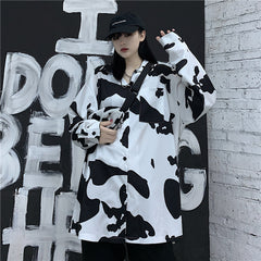 Harajuku Cow Shirt KF81992