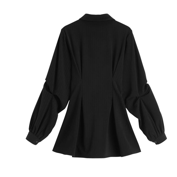 punk polo collar dress  KF83070
