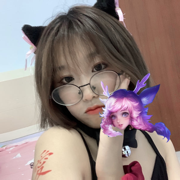 unzzy cat ear hairpin (pair) KF50085