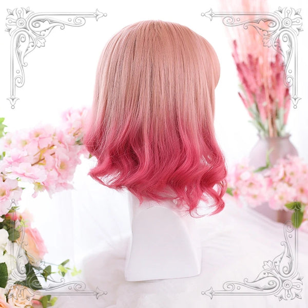 Harajuku pink wig KF81202