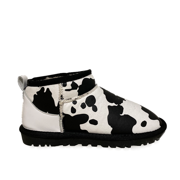 Cow Graffiti Snow Boots  KF83048