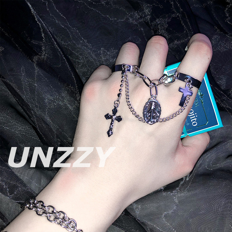 Unisex ring bracelet KF81219