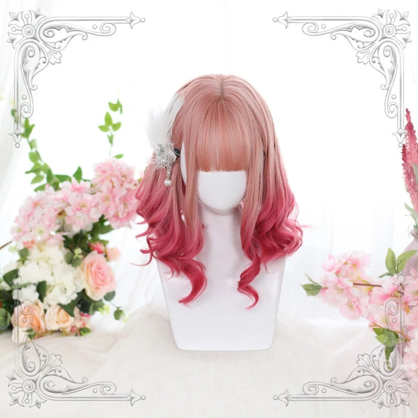 Harajuku pink wig KF81202