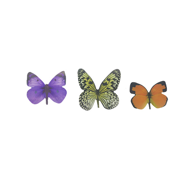 Simulation butterfly face sticker KF82515