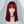 red long straight wig KF82833