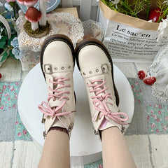 lolita black Martin boots  KF82547