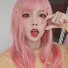 Long straight wig KF90601
