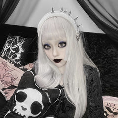 Punk metal chain headband  KF82366