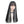 HARAJUKU BLACK SILVER WIG  KF82643