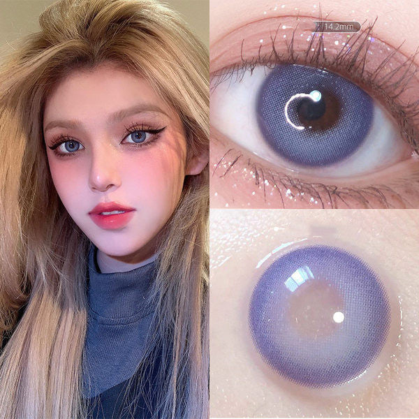 Blue contact lenses (two pieces) KF24138