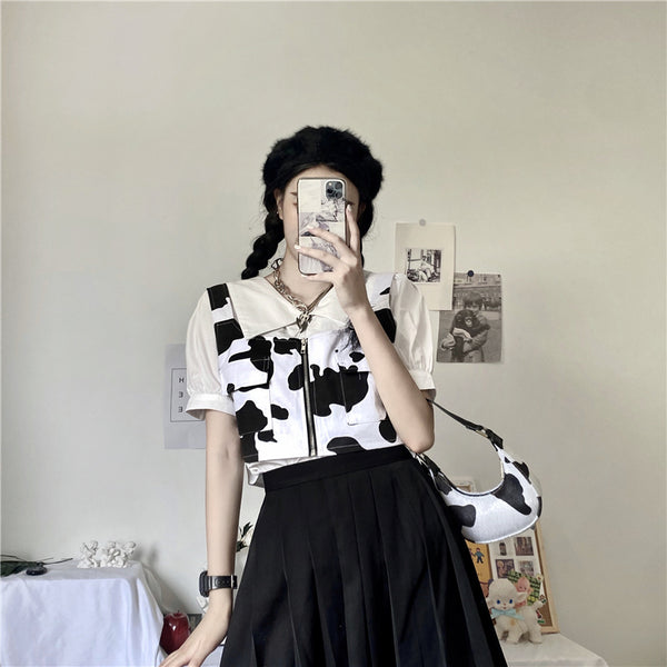 Harajuku Cow vest KF81443
