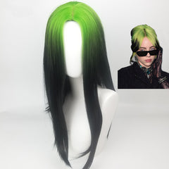 Green gradient wig KF82038