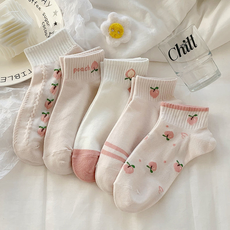 Cute 5 pairs of socks  KF2256