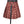 Red plaid skirt KF81284