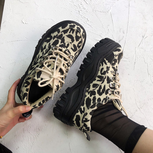 Ulzzang leopard print shoes KF81409