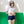 crew neck swimsuit （suit）  KF82669