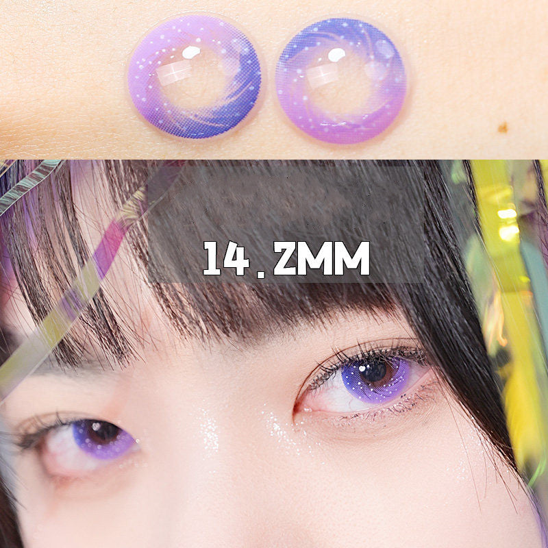 Galaxy Purple contact lenses (two pieces)  KF8007