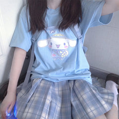 Japanese cute cinnamoroll t-shirt kf82725
