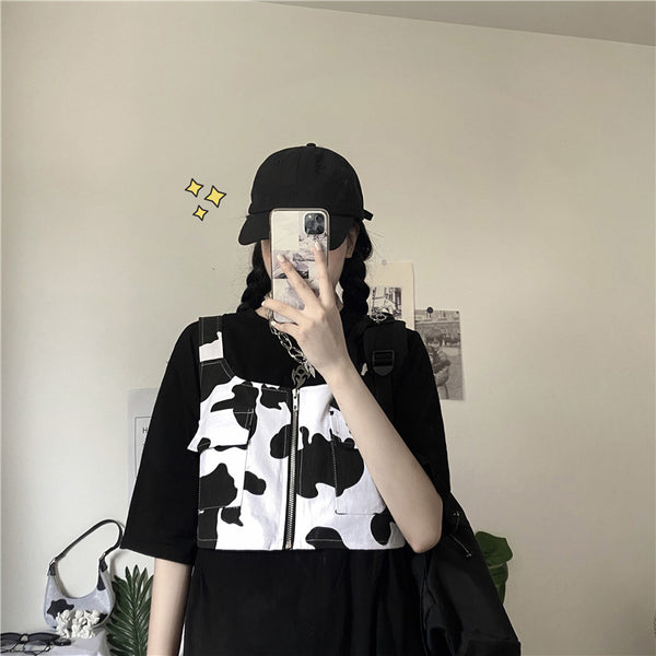 Harajuku Cow vest KF81443