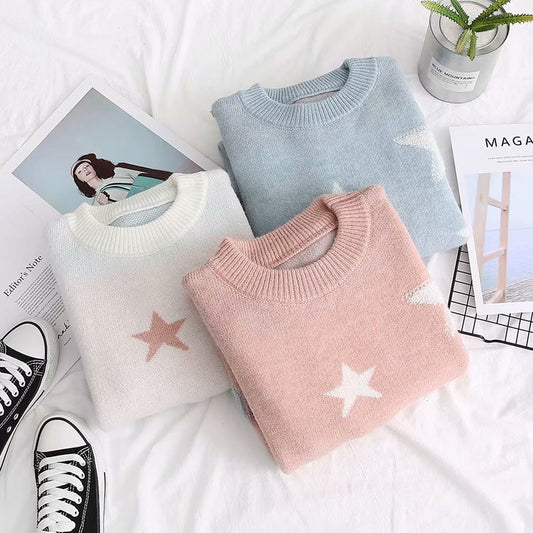 Star Moon Sweater KF9379