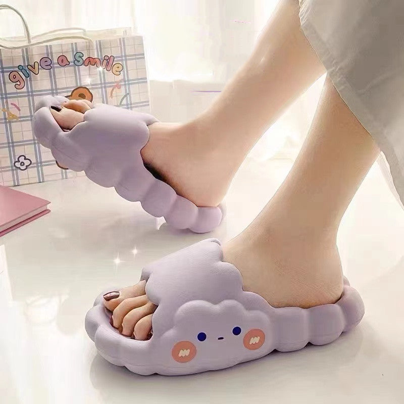 Cute thick bottom home sandals KF82746