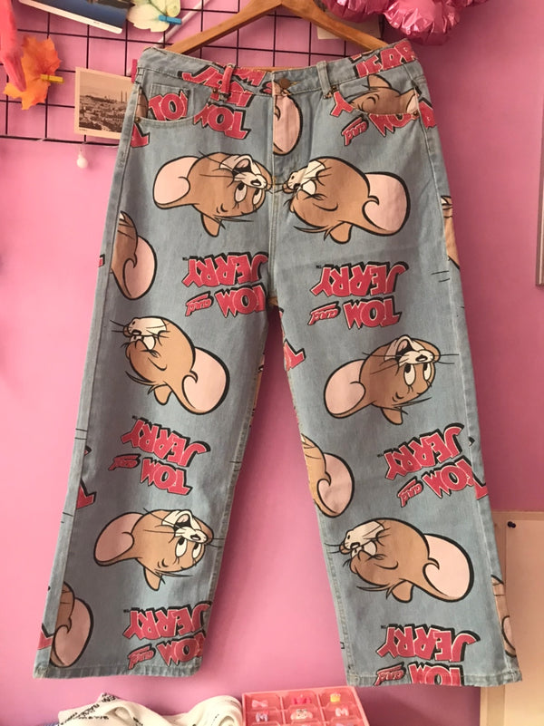 Tom and Jerry straight-leg pants KF50014